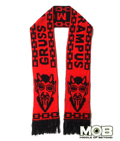 KRAMPUS THE CHRISTMAS DEVIL SCARF