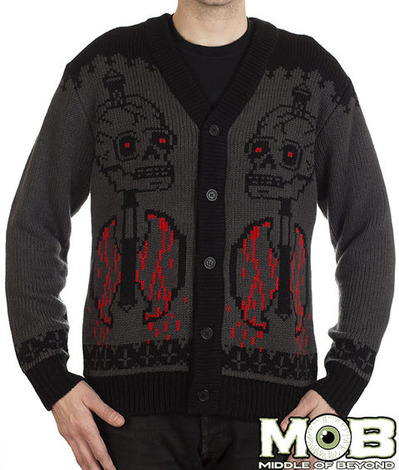 GOAT HEAD PENTAGRAM CARDIGAN