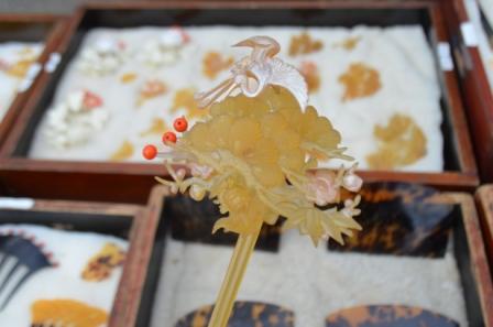 骨董市かんざしつる