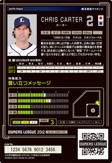 カーターうら