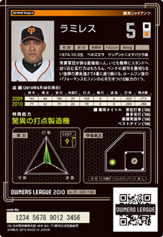 ラミレス3弾裏