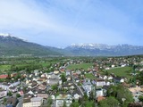 Vaduz城への登山道から