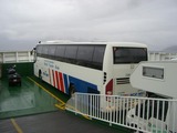 Bus on boat
