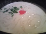 明太子のクリームおうどん