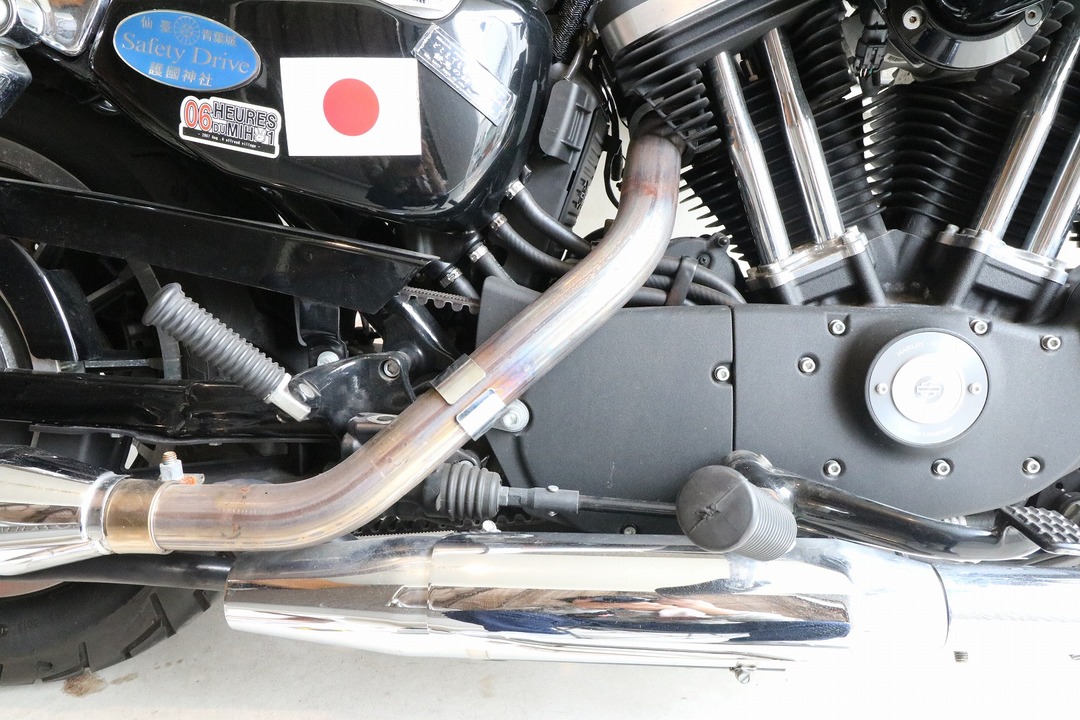 スポーツスター883マフラーガード (7)