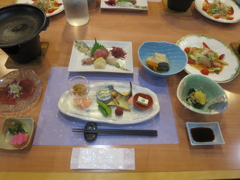 ２日目の晩餐 ベネフィットステーション熱海伊豆山 Bar Blueocean Livedoor支店