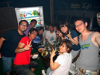 ロハスタで宴会