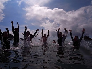 海水浴イエ〜♪