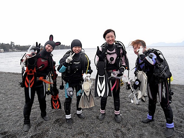 楽しい仲間とダイビング