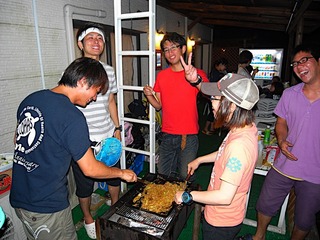 バーベキュー楽し〜