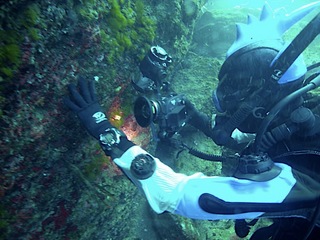 水中カメラは楽しいな
