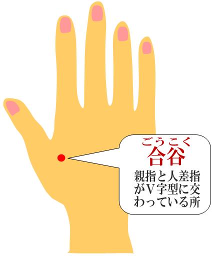 ツボ 合谷