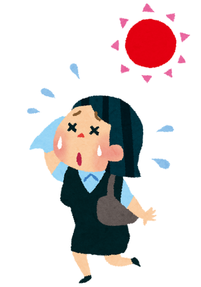 ベタベタする汗