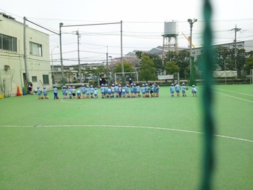 並んでご挨拶