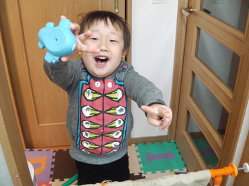 ピーっていった!