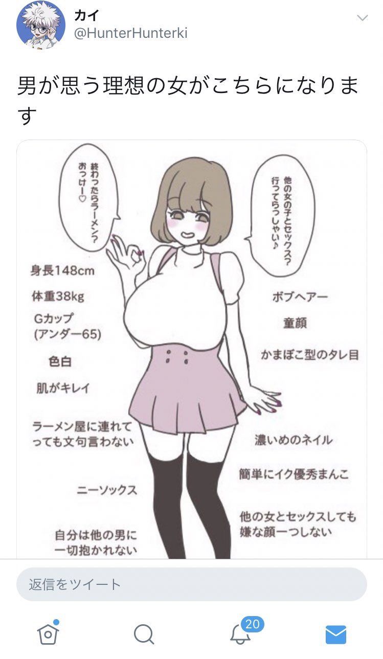 【画像】まんさん「男が思う理想の女ってこんなんでしょ?wwwww」