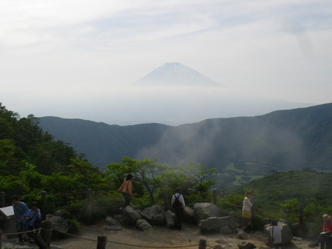 大涌谷からの富士山