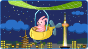 京都の夜空