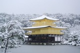 大雪の金閣寺