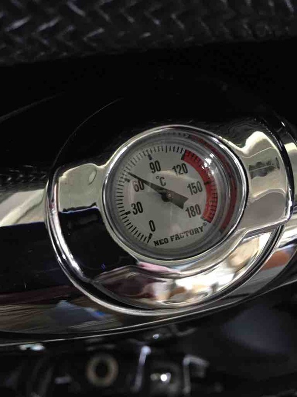 XL1200CX 油温計をつけました : 風太郎のバイク旅とキャンプ@XL1200CX