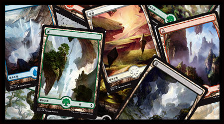 戦ディカー、フルアート基本土地が公開されたので、眺めてみましょう