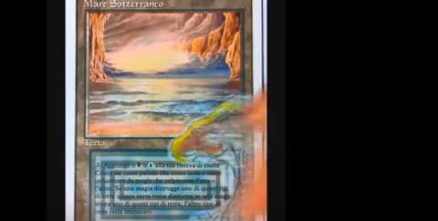デュアルランド!Underground Sea!拡張アートメイキング【mtg デュアルランド!Underground Sea!拡張アートメイキング【mtg