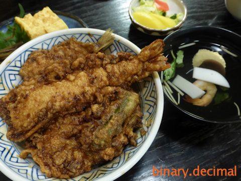 憧れの大黒家_天丼定食