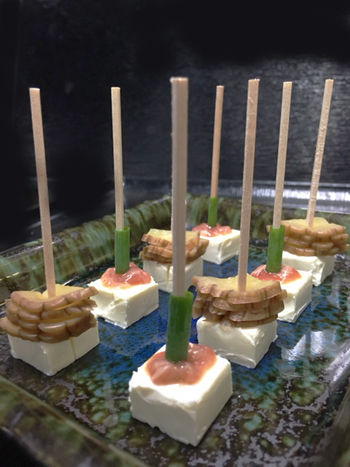 クリームチーズ美食風ピンチョス
