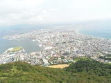 晴天の函館山。大空が歓迎してくれました