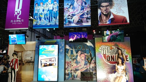SEGA/ATLUS撮影コーナー(TGS2018)