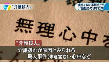 増え続ける介護殺人