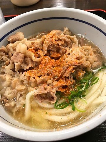 おにやんまの肉うどん@新橋