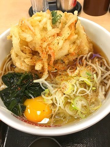 箱根そばの天玉そば@海老名