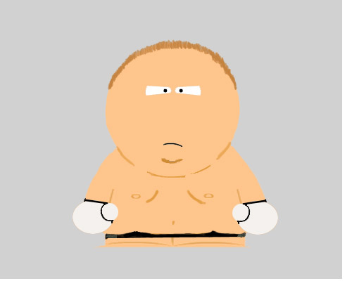 月曜だから安価でサウスパーク風に描く。