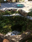 乃庭地下へ続く延段