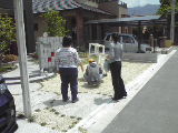 宇美町 H様作業中2