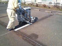 ライン引き作業