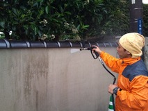 高圧水洗浄作業