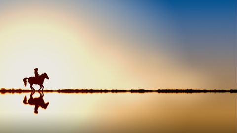 sunset_horse_rider_5k-1280x720
