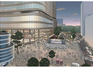 (仮称)新日比谷プロジェクトの完成予想図