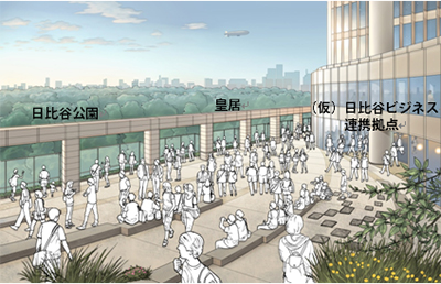 日比谷テラスの完成予想図