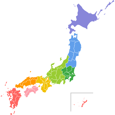 日本地図