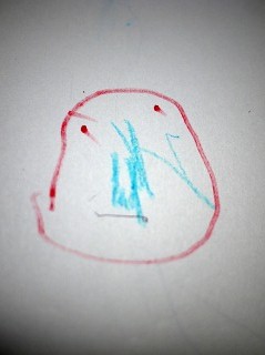かおを描いた
