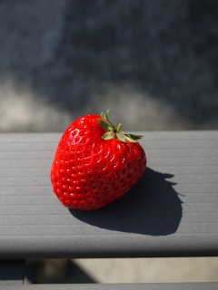 真っ赤な苺