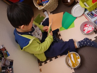 お料理中