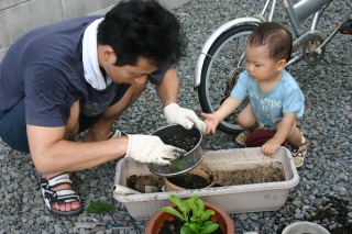 庭いじり ぼくも