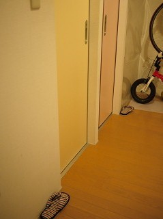 廊下に?