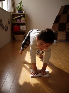 ぞうきんがけ