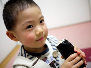 丸かぶりに挑戦