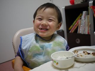 ハンバーグ食べていひひっ